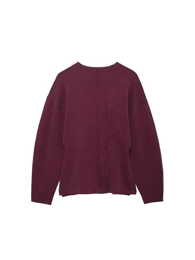 Knitted Burgundy Coord