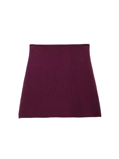 Knitted Burgundy Coord
