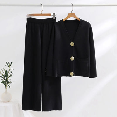 Gold Button Lounge Set