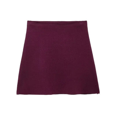 Knitted Burgundy Coord