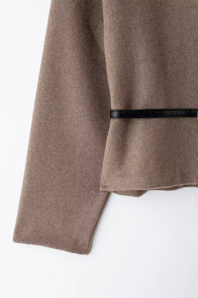 Cape Style Wrap Coat