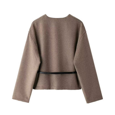 Cape Style Wrap Coat