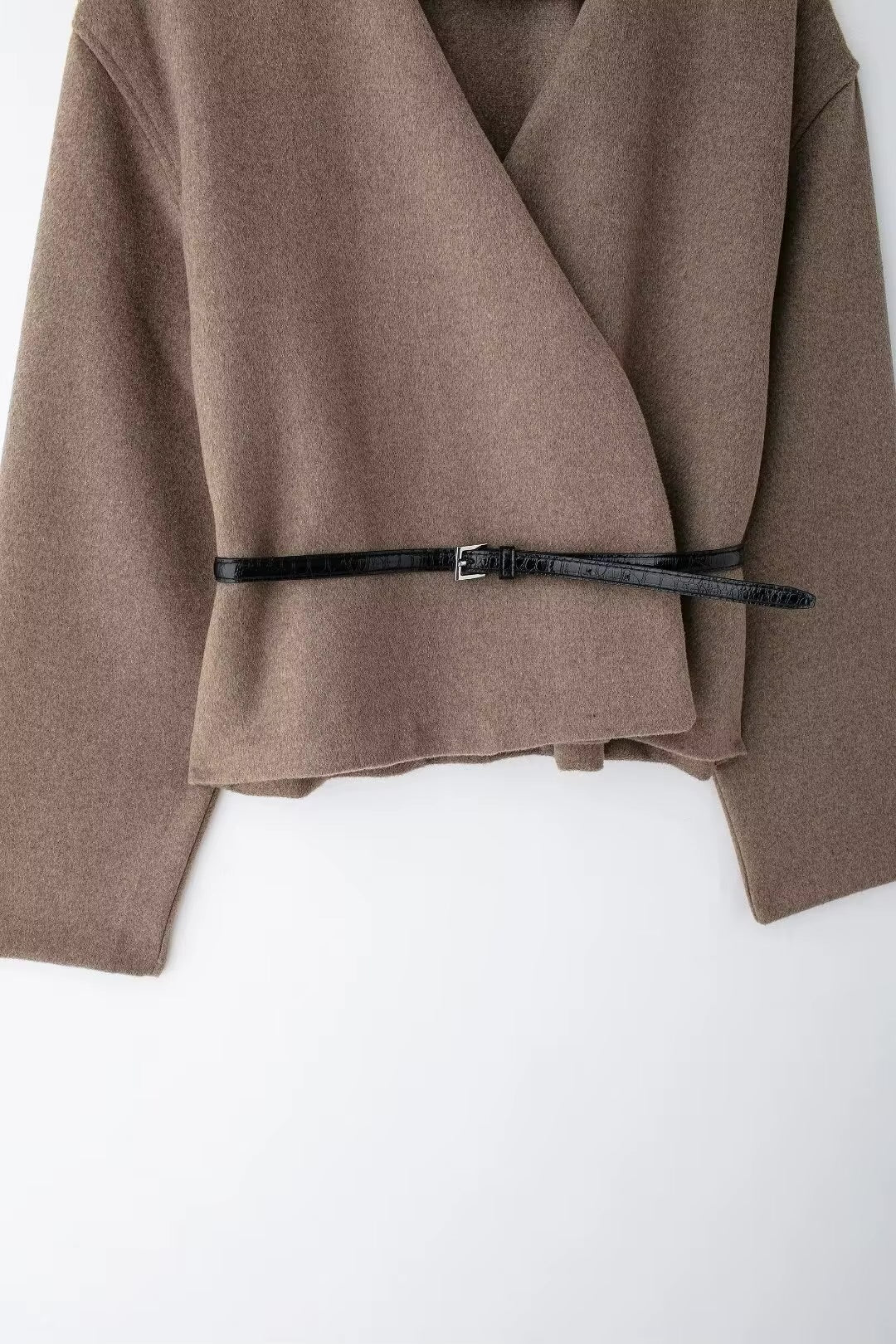 Cape Style Wrap Coat