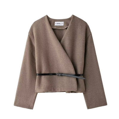 Cape Style Wrap Coat