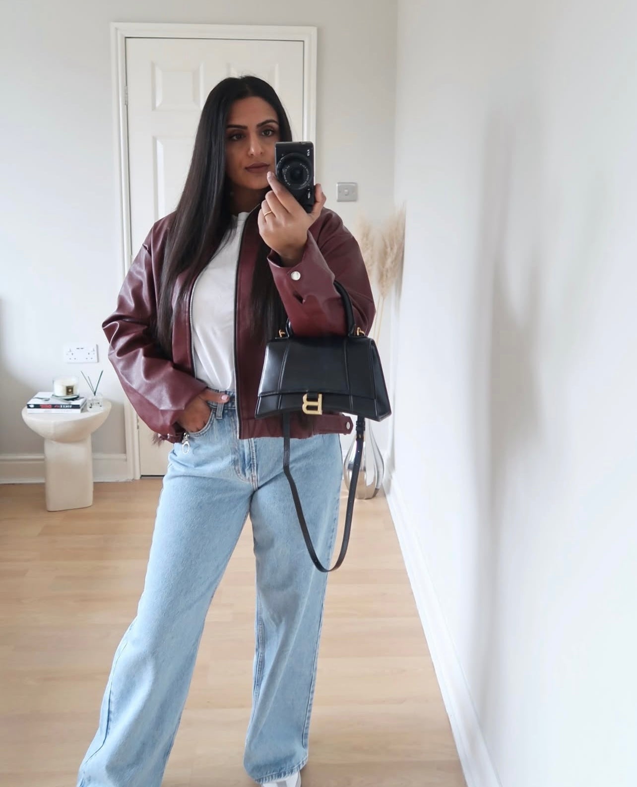 Vintage Style Faux Leather Jacket