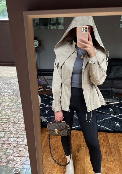 Jade Short Trench Coat