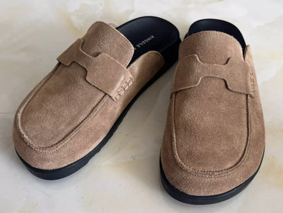 Faux Suede Mules