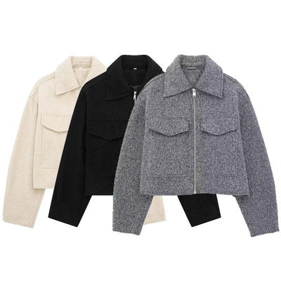 Zipper Jacket With Pockets
