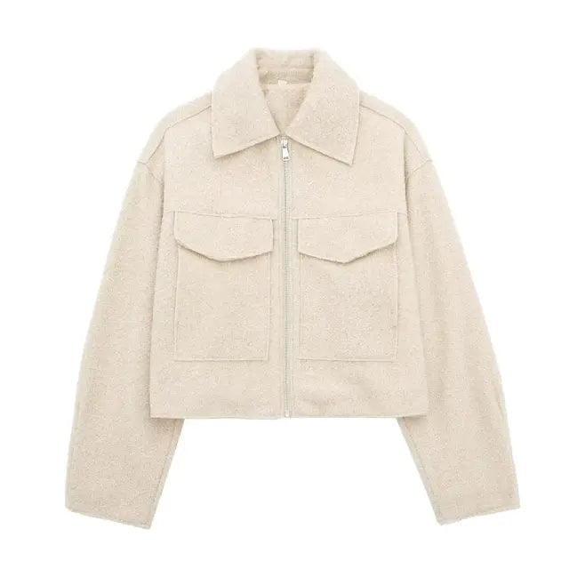 Zipper Jacket With Pockets