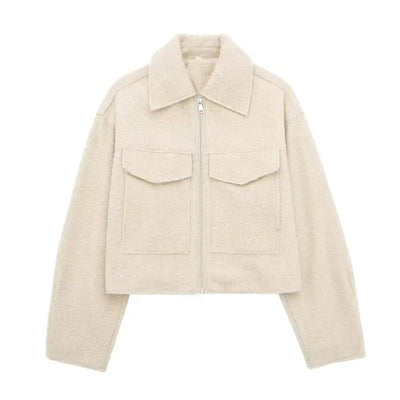 Zipper Jacket With Pockets