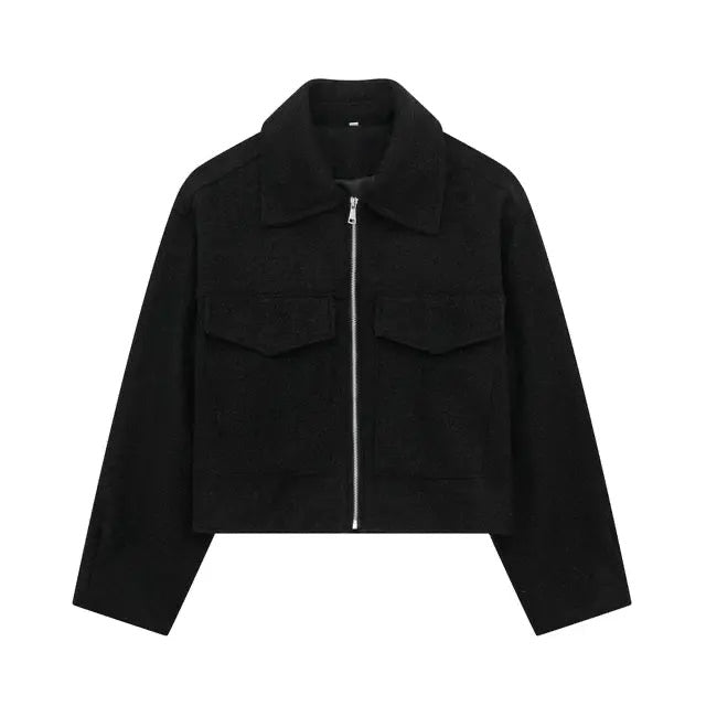 Zipper Jacket With Pockets
