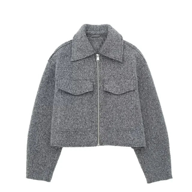 Zipper Jacket With Pockets