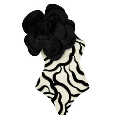 One Shoulder Swimsuit / Set