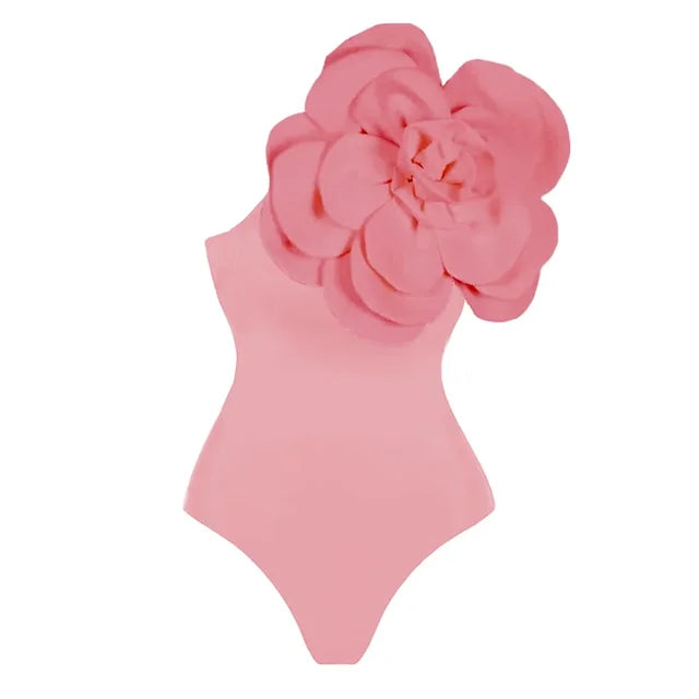 One Shoulder Swimsuit / Set
