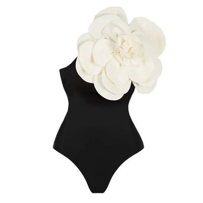 One Shoulder Swimsuit / Set