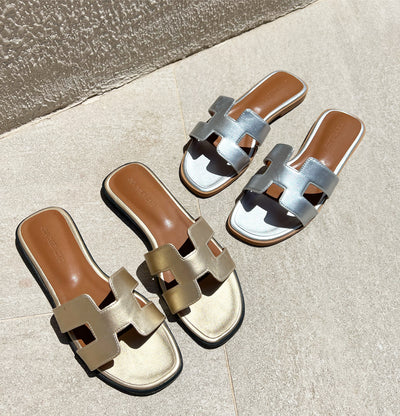 THE ‘Heidi’ SANDAL gold